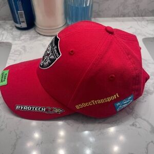 Supreme Red Cap with Embroidered Patches